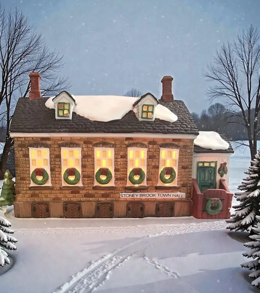 VTG Dept 56 Heritage Village Stoney Brook Town Hall New England Series RETIRED